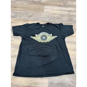 Jordan Brand Mens Wings Record Graphic T-Shirt Black XXL FA08 333337-010